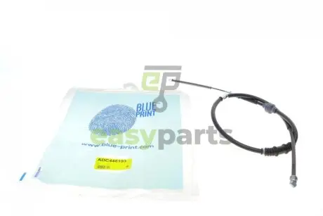 Трос ручника (задній) (R) Mitsubishi Outlander 2.0/2.4 CRDi 03-10 (1566mm) BLUE PRINT ADC446193