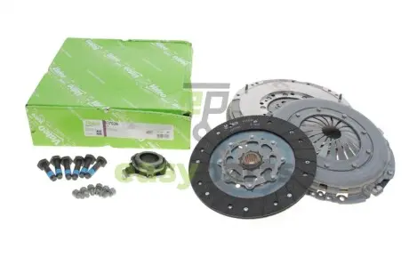 Демпфер + комплект зчеплення Fiat Doblo 1.9JTD Multijet 01- (74kw) +вижимний Valeo 837039
