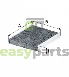 Фільтр салону Lexus ES/RX/UX/Toyota C-HR/Corolla/Hilux VIII/Prius/Rav4 1.2-3.5H 15- (вугільний) WIX FILTERS WP2159