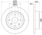 Гальмівний диск зад. Epica 05- 2.0-2.5 (PRO) HELLA 8DD355116-991 (фото 4)