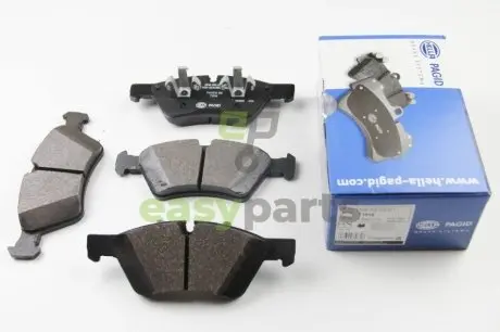 Гальмівні колодки пер. W164 ML/X164 GL 05> HELLA 8DB355012-011