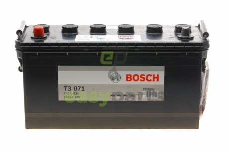 Акумуляторна батарея 100Ah/600A (412x174x219/+L/B00) Знято з постачання BOSCH 0092T30710