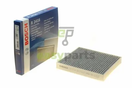 Фільтр салону Mitsubishi Outlander/Lancer/L200 06-/Fiat FullBack 16-/Citroen C4/Isuzu D-max 12- (вугільний) BOSCH 1987432416