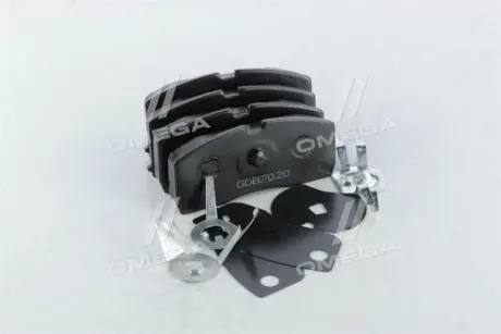 Колодка торм. диск. STANDARD GEELY CK 04-передн. (під ABS) RIDER RD.21338STD