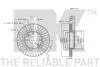Диск тормозной перед. Dacia Logan/Renault Clio III/Modus/Megane 03- NK 202264 (фото 3)