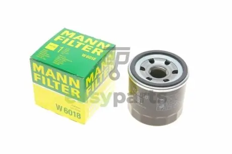 Фільтр масляний Mazda 3 2.0 Skyactiv/Mazda 6 2.0/2.5 13-/CX-5 2.0/2.5 Skyactiv 12- MANN W6018