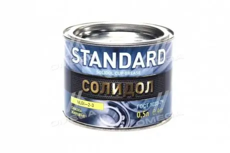 Смазка Солидол Standard (Банка жесть 0,5л/0,4кг) <ДК> (36шт ящ) Дорожная Карта 41071028316