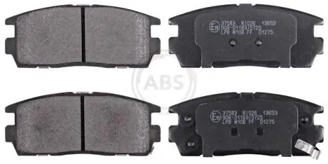 Гальмівні колодки зад. Chevrolet Captiva 06- (akebono) A.B.S. 37583