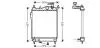 Радіатор охолодження HYUNDAI GETZ (TB) (02-) 1.1-1.6 i MT (AVA) AVA COOLING HYA2099 (фото 1)
