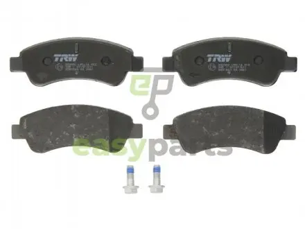 Гальмiвнi колодки дисковi Citroen Berlingo 96-11/C2/C3/C4/Peugeot 00- TRW GDB1563
