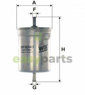 Фільтр палива WIX FILTERS WF8040 (фото 1)