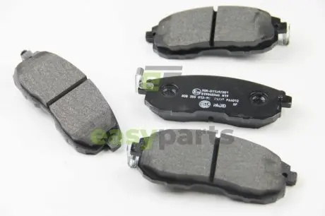 Гальмівні колодки пер.Teana/Tiida 03- HELLA 8DB 355 013-991