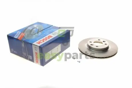 Диск гальмівний (передній) Renault Kangoo 97- (258.7x20.5) BOSCH 0 986 478 124