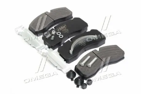 Колодка гальм. диск. EKO-BRAKE (компл. на вісь) BPW, IVECO, MAN 2000,TGM, MB ATEGO, SAF RIDER ST 29095PRO