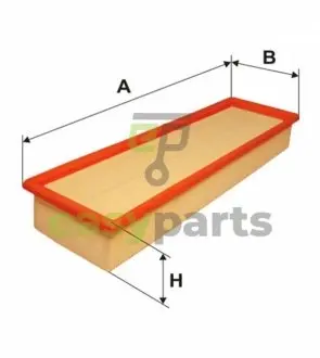 Фільтр повітряний Opel Ascona/Renault 21 -94 WIX FILTERS WA6178