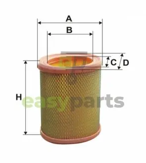 Фільтр повітряний Citroen Berlingo/Peugeot Partner 1.1i 96- WIX FILTERS WA6485