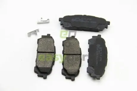 Гальмівні колодки зад. Subaru Impreza 00- (akebono) BREMSI BP3270