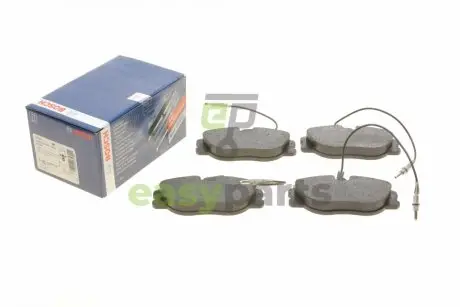 Колодки гальмівні (передні) Citroen Jumpy/Evasion/Fiat Scudo/Peugeot Expert/806 95-06 (+датчики) BOSCH 0 986 424 033