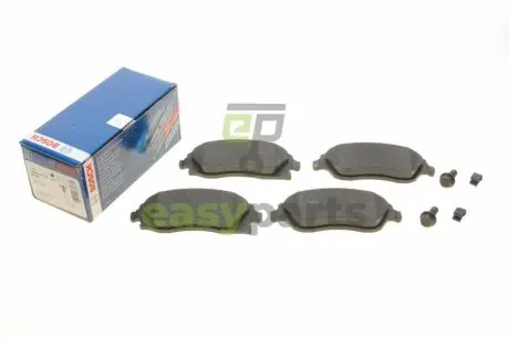 Колодки гальмівні (передні) Opel Combo 01-/Corsa C 00-09/Meriva A 03-10/Tigra 04-10 BOSCH 0 986 424 527