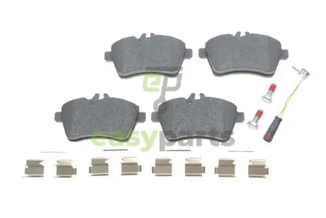 Колодки гальмівні (передні) MB A-class (W169) 04-12/B-class (W245) 05-11 BOSCH 0 986 494 087