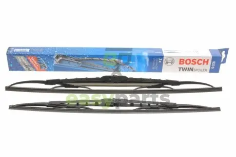 Щітки склоочисника (530/475mm) Audi/Honda/Kia/Nissan/Skoda/Toyota/VW 86- BOSCH 3397118406