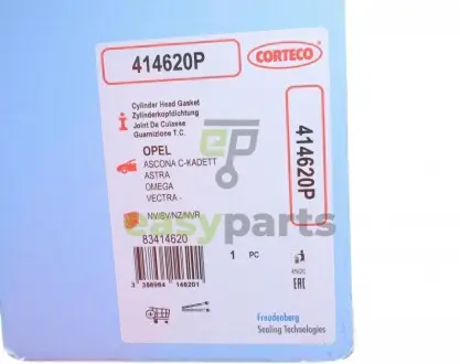 Прокладка ГБЦ Opel Omega A 1.8 -94 (1.3mm) CORTECO 414620P