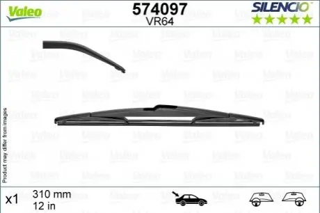 Щітка склоочисника заднього Hyundai Santa Fe 12- (Mobis) Hyundai/Kia/Mobis 988502W000