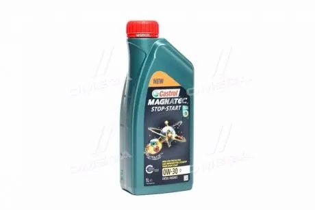 Фото олива двигуна 1L Magnatec Stop-Start 0W-30 D CASTROL 15D607 Олива двигуна 1L Magnatec Stop-Start 0W-30 D CASTROL 15D607