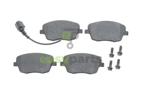 Колодки гальмівні (передні) Seat Ibiza/VW Polo 01-09/Skoda Fabia 99-14/Roomster 06-15 (+датчик) BOSCH 0 986 494 105