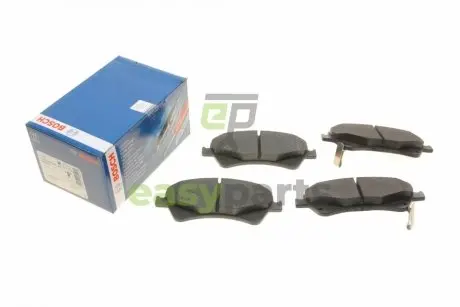 Колодки гальмівні (передні) Toyota Avensis/Verso 08-18/Auris 06-15 BOSCH 0 986 495 106