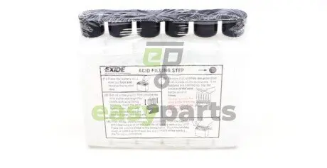 Акумуляторна батарея 3Ah/50A (113x70x85/+R/B0) (AGM) (мото) (сухозаряджений) EXIDE ETX4L-BS
