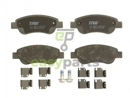 Гальмiвнi колодки дисковi Citroen С1/Peugeot 107 05-/108 14-/Toyota Aygo 05- TRW GDB1633
