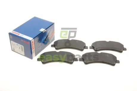 Колодки гальмівні (задні) MB Sprinter 509-519 CDI/VW Crafter 50 06- (спарка) BOSCH 0 986 494 122