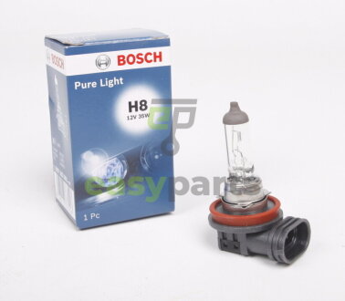 Автолампа H8 12V 35W PGJ19-1 Pure Light BOSCH 1987302081