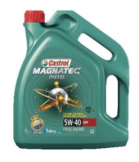 Олива двигуна 5L Magnatec Diesel 5W40 DPF CASTROL 1502BA