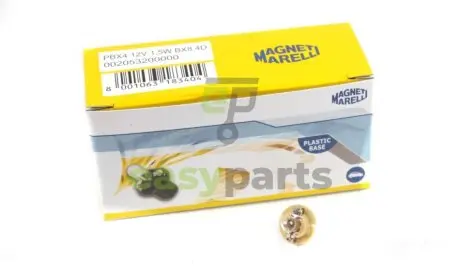 Автолампа PBX4 12V 1.5W BX8.4d (в щиток приладів/бежева) (PBX4 1,5W 12) MAGNETI MARELLI 002053200000