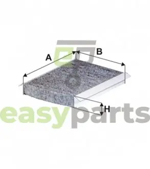 Фільтр салону Fiat 500L/500X 12-/Jeep Compass 17-/Renegade 14- (вугільний) WIX FILTERS WP2115