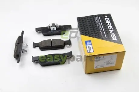 Гальмівні колодки пер. Logan/Sandero/Clio 12- BREMSI BP3512