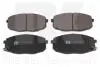 К-кт перед. гальм. колодок Hyundai I30 Kia CeeD Renault Laguna 1.4-2.0Lpg 10.04- NK 223506 (фото 1)