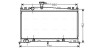 Радіатор охолодження двигуна MAZDA 6 18/20 AT +-AC 02- (Ava) AVA COOLING MZ2161 (фото 1)