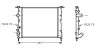 AVA RENAULT Радіатор охолодження MEGANE 1.4-1.6 95- AVA COOLING RTA2197 (фото 1)