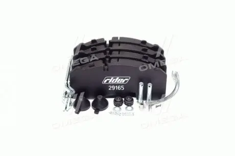 Колодка торм. диск. LONG LIFE (компл. на ось) BPW SKH RIDER RD 29165STD