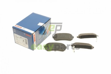 Комплект гальмівних колодок (задніх) Hyundai Accent/I20/I30/Ix35/Sonata/Kia Ceed/Rio/Sportage 1.2-3.3 05- BOSCH 0 986 494 140