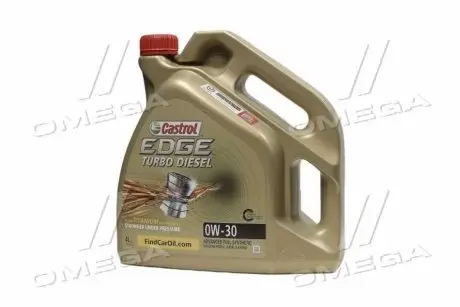 Фото олива двигуна 4L EDGE Turbo Diesel 0W30 CASTROL 157E5C Олива двигуна 4L EDGE Turbo Diesel 0W30 CASTROL 157E5C