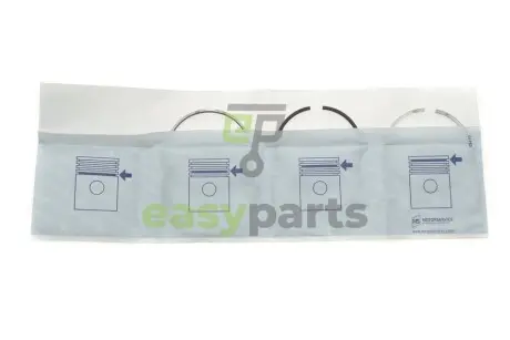 Кільця поршневі VW Caddy/Golf/Passat 2.0SDI/TDI 04- (81.00mm/STD) (1.75-2-3) KOLBENSCHMIDT 800077310000