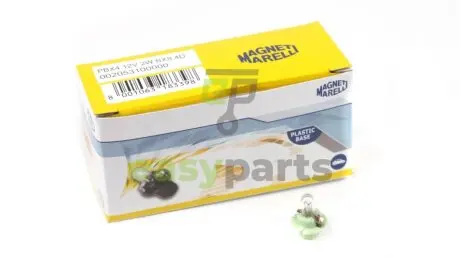 Автолампа PBX4 12V 2W BX8.4d (зелений патрон) (PBX4 2W 12V) MAGNETI MARELLI 002053100000