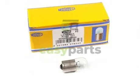 Автолампа R10W 12V 10W BA15s Стандарт (R10W 12V) MAGNETI MARELLI 004008100000