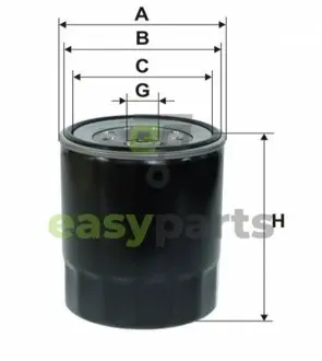 Фильтр масляный двигателя /OP636/1 (WIX-Filtron) WIX FILTERS WL7307