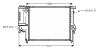 AVA BMW Радіатор охолодження 5 E34 1.8/2.5 AVA COOLING BW2121 (фото 1)