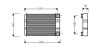 Радиатор отопителя MERCEDES C-CLASS W 203 (00-) (AVA) AVA COOLING MSA6312 (фото 1)